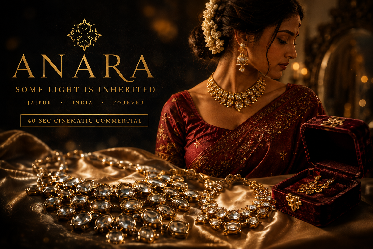 ANARA — AI Jewellery Film, Jaipur | KiranAI Studio Video Thumbnail