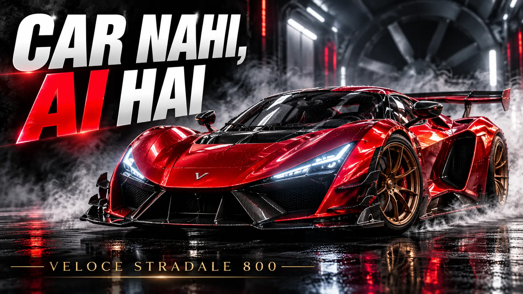 Veloce Stradale 800 | AI Hypercar Film | Italian Passion Video Thumbnail