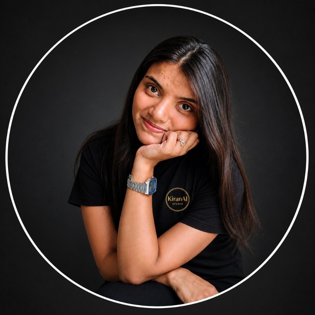 Riya Suthar - Web Developer, KiranAI Studio
