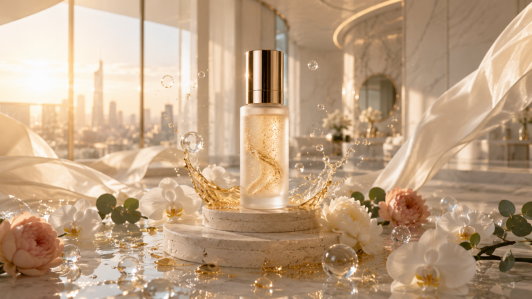 Luxury Cosmetic Skincare Product Commercial Ai Beauty Campaign - KiranAI Studio AI Video Production