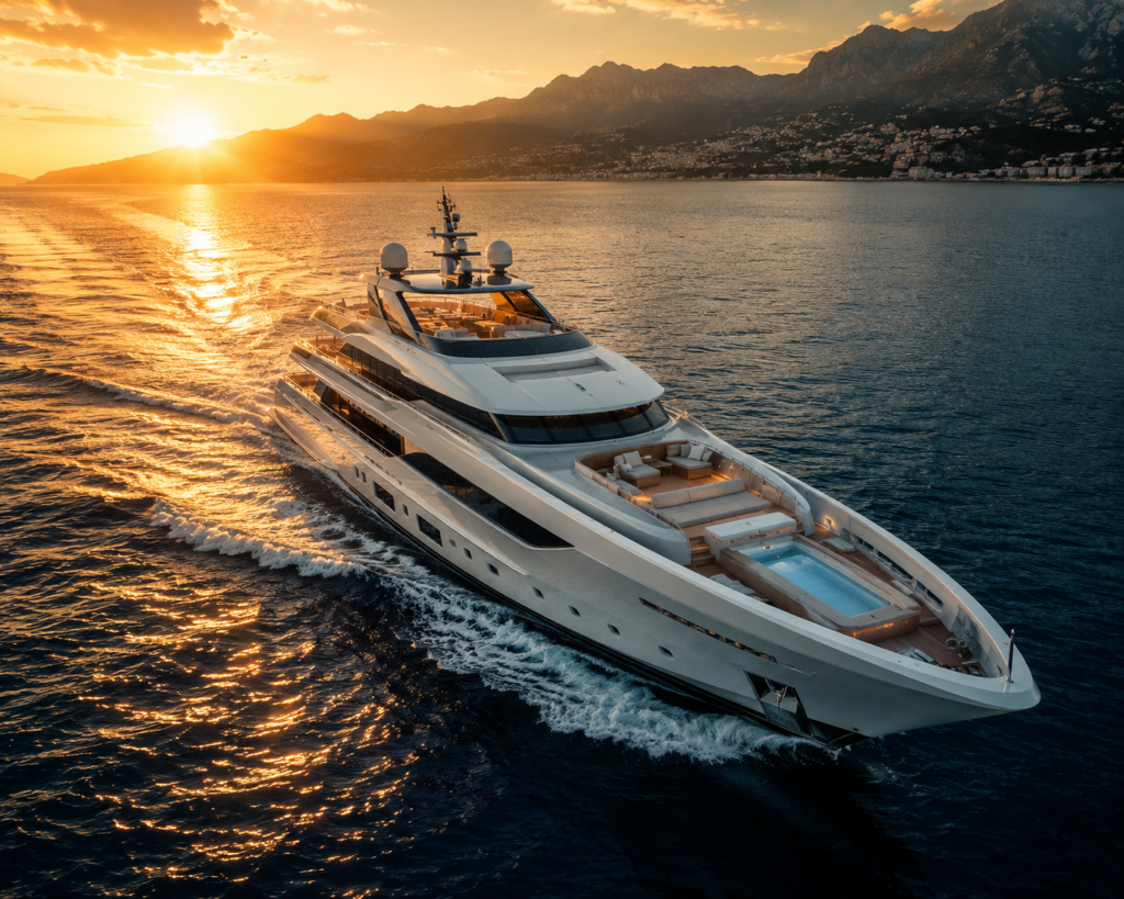Luxury Yacht Film Ai India - KiranAI Studio AI Video Production