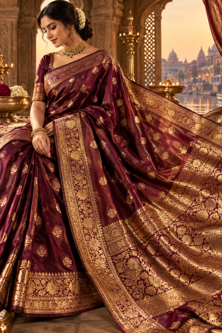 Banarasi Silk Saree Film India - KiranAI Studio AI Video Production