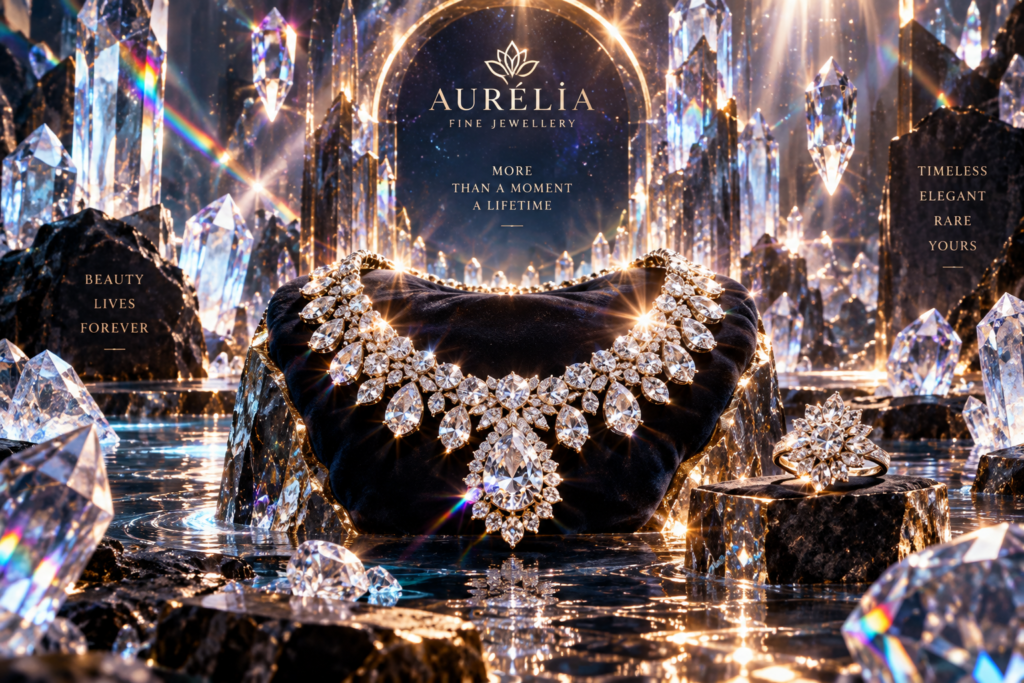 Diamond Jewellery Crystal World Film India - KiranAI Studio AI Video Production