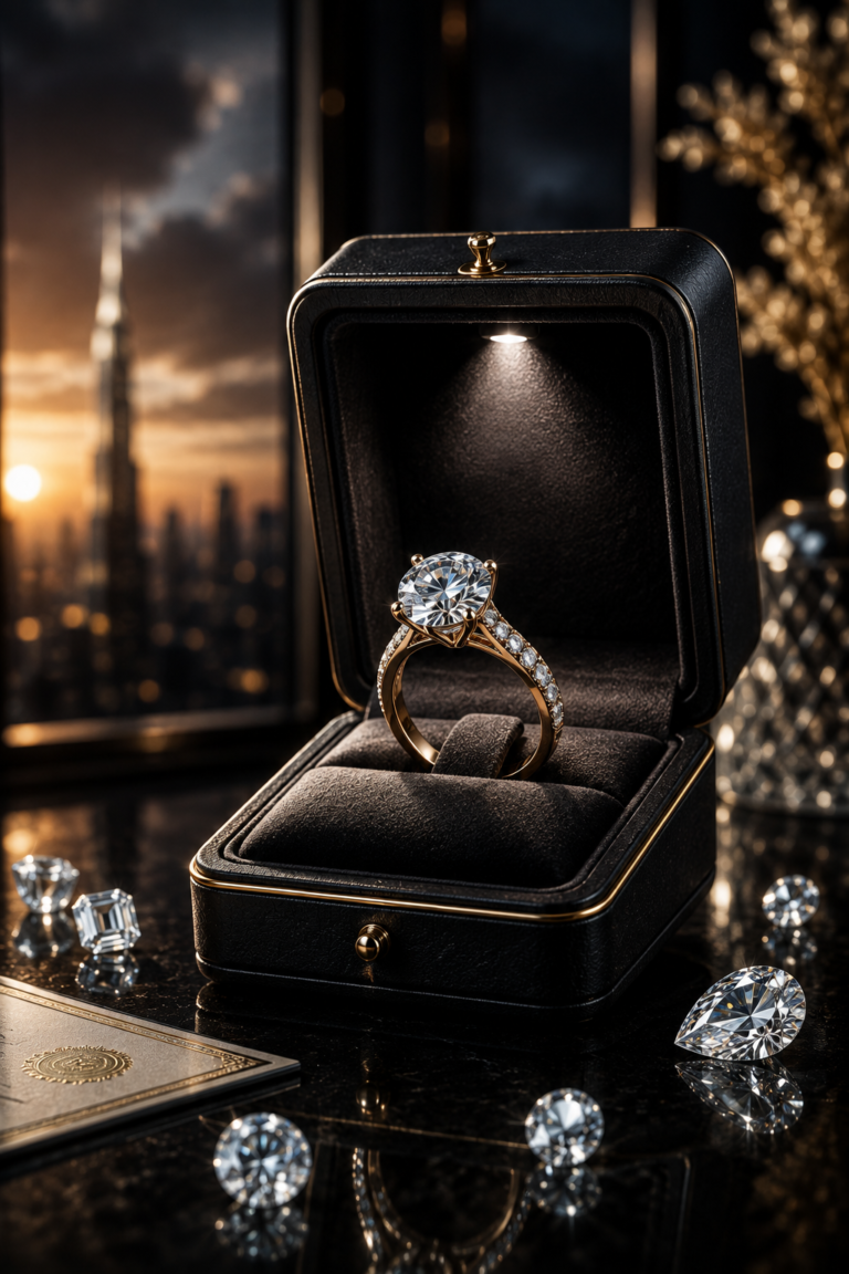 Eternal Radiance Luxury Diamond Ring - KiranAI Studio AI Video Production