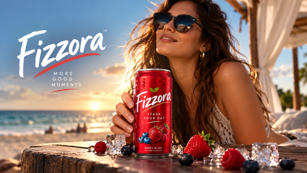 Fizzora Cinematic Ai Beverage Commercial - KiranAI Studio AI Video Production