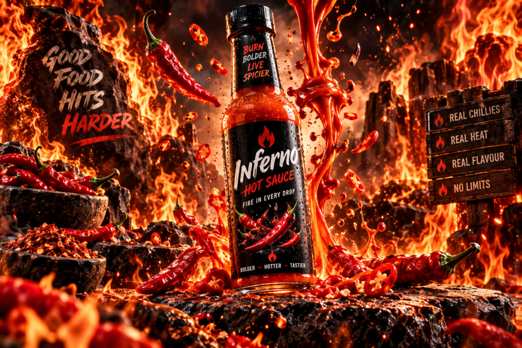 Hot Sauce Fire World Film India - KiranAI Studio AI Video Production