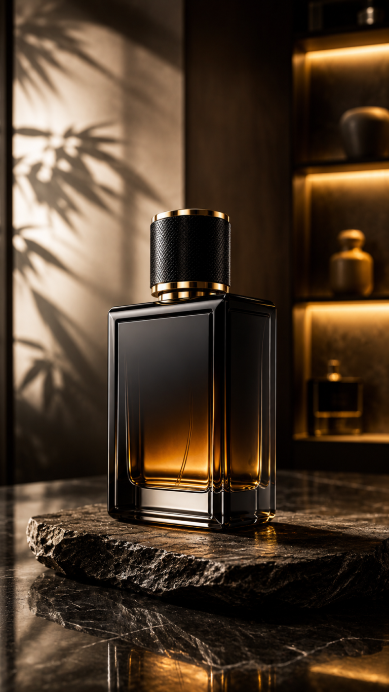 Luxury Noir Perfume Commercial - KiranAI Studio AI Video Production
