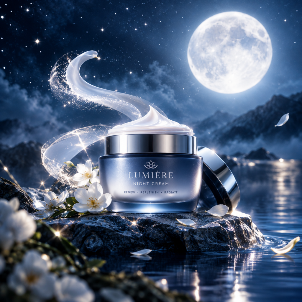 Night Cream Moonlit World Film India - KiranAI Studio AI Video Production