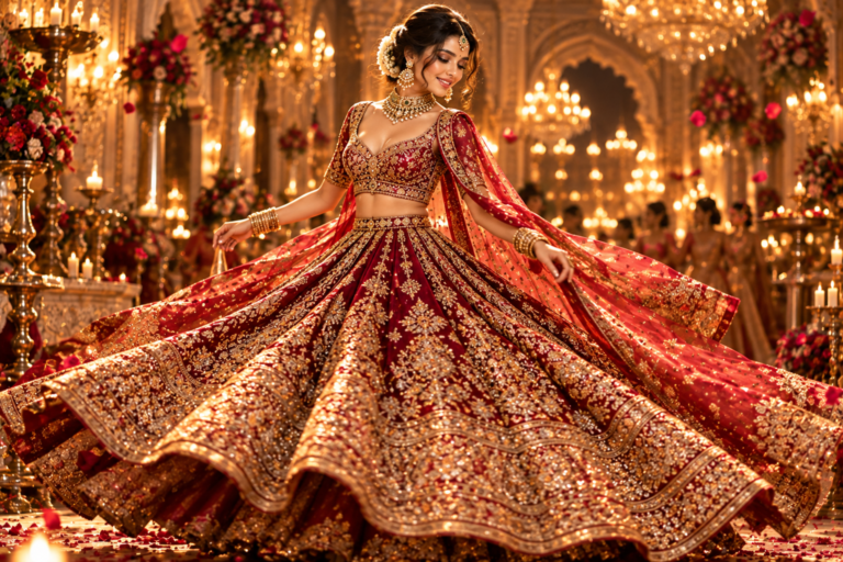 Bridal Lehenga Model Film India - KiranAI Studio AI Video Production
