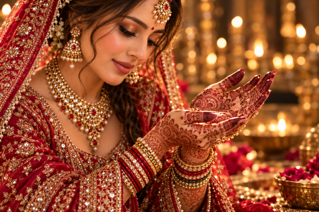 Bridal Mehndi Model Film India - KiranAI Studio AI Video Production