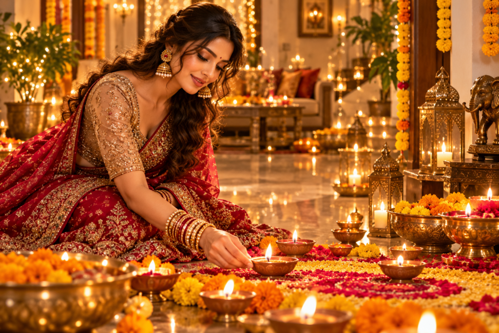 Diwali Festive Home Model Film India - KiranAI Studio AI Video Production