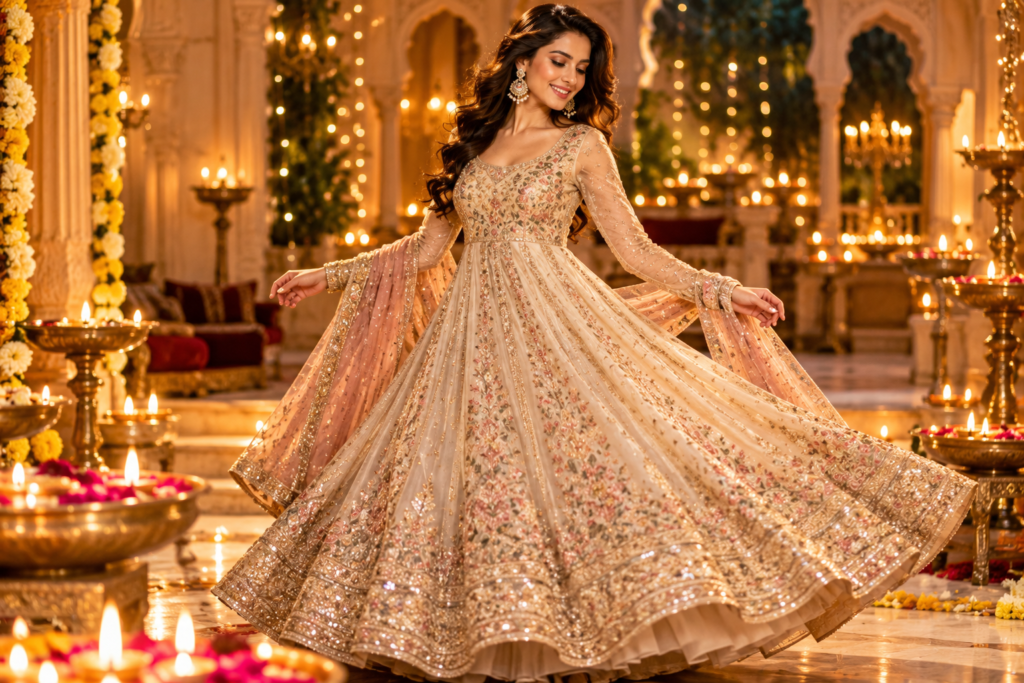 Festive Ethnic Women Model Film India - KiranAI Studio AI Video Production