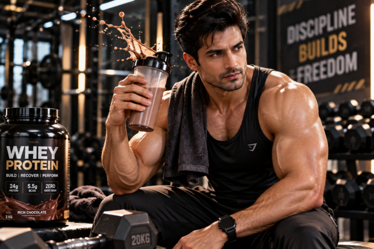 Fitness Supplement Model Film India - KiranAI Studio AI Video Production
